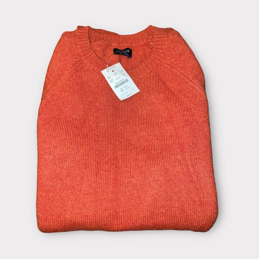 NWT J.Crew Factory Crewneck sweater in supersoft lambswool blend - Picture 2 of 3